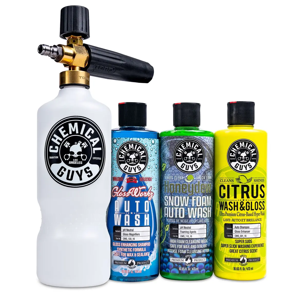 Pro Power Spray Snow Foam Cannon W/Variety Wash Kit 1
