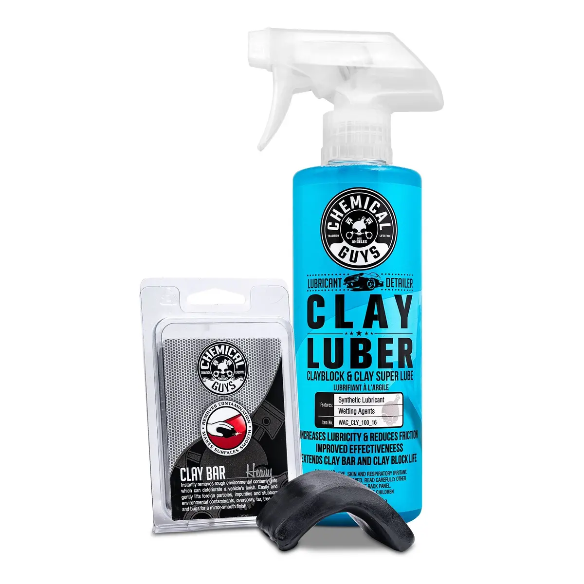 Heavy Duty Clay Bar & Luber Synthetic Lubricant Kit Bundle 1