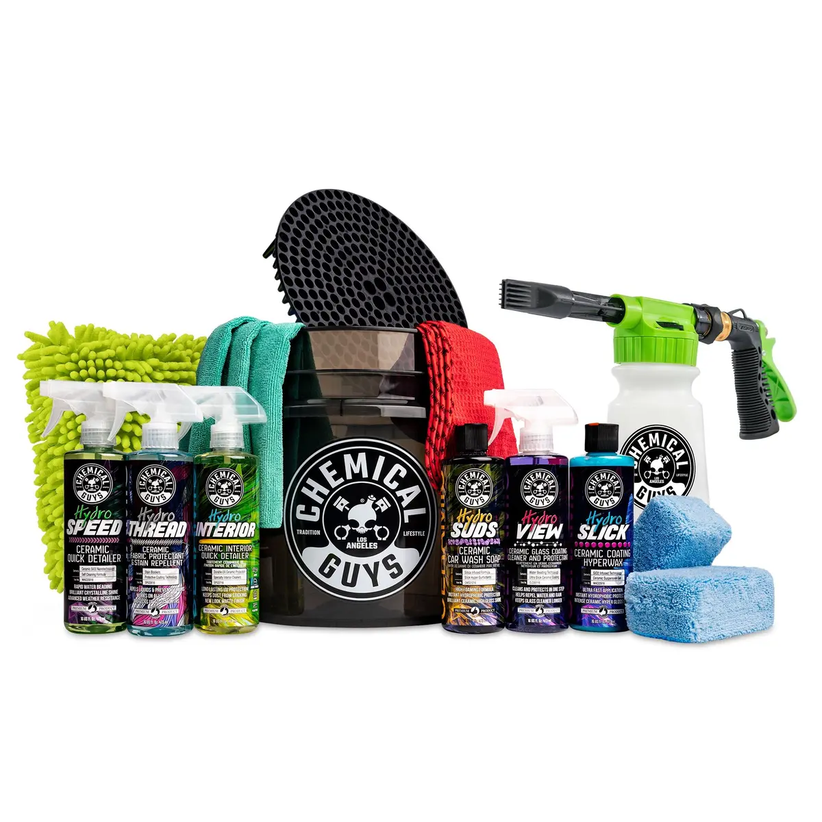 16-Piece Arsenal Builder Ceramic Protection Car Wash Kit With Torq Foam Blaster 1