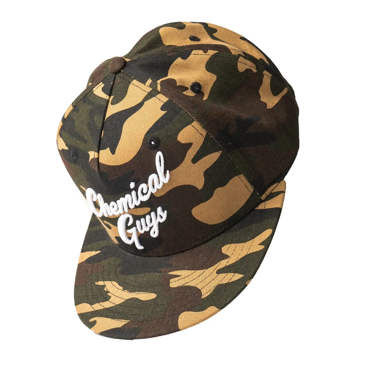 Snap-It-Back Camo Script Hat 1