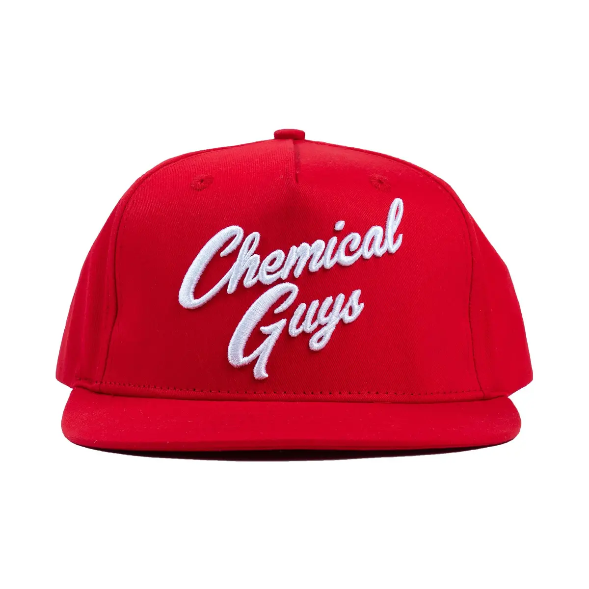 Snap-It-Back Red Script Hat 1