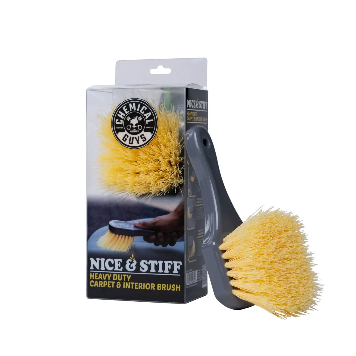 Nice & Stiff Heavy Duty Carpet & Interior Brush 1