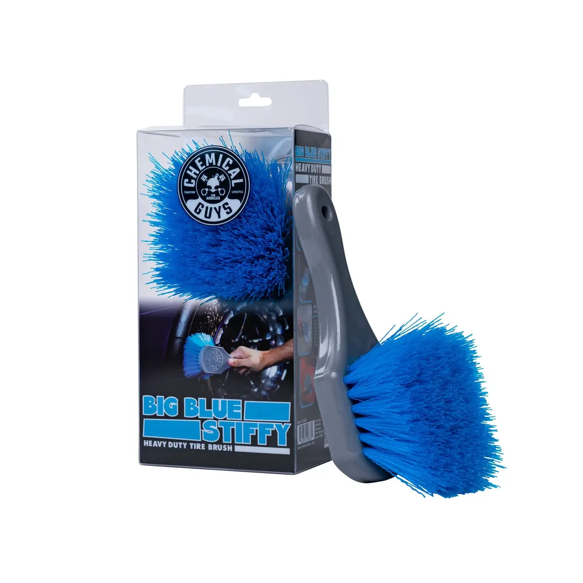 Big Blue Stiffy Heavy Duty Tire Brush 1