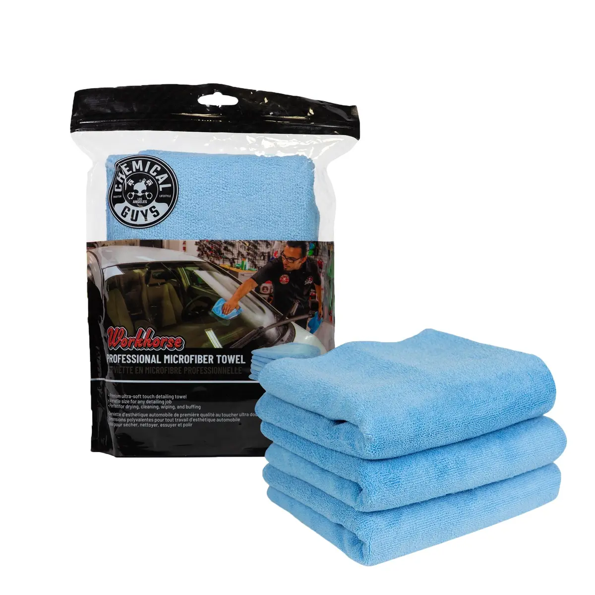 Workhorse Professional Grade Microfiber Towel 3-Pack 1