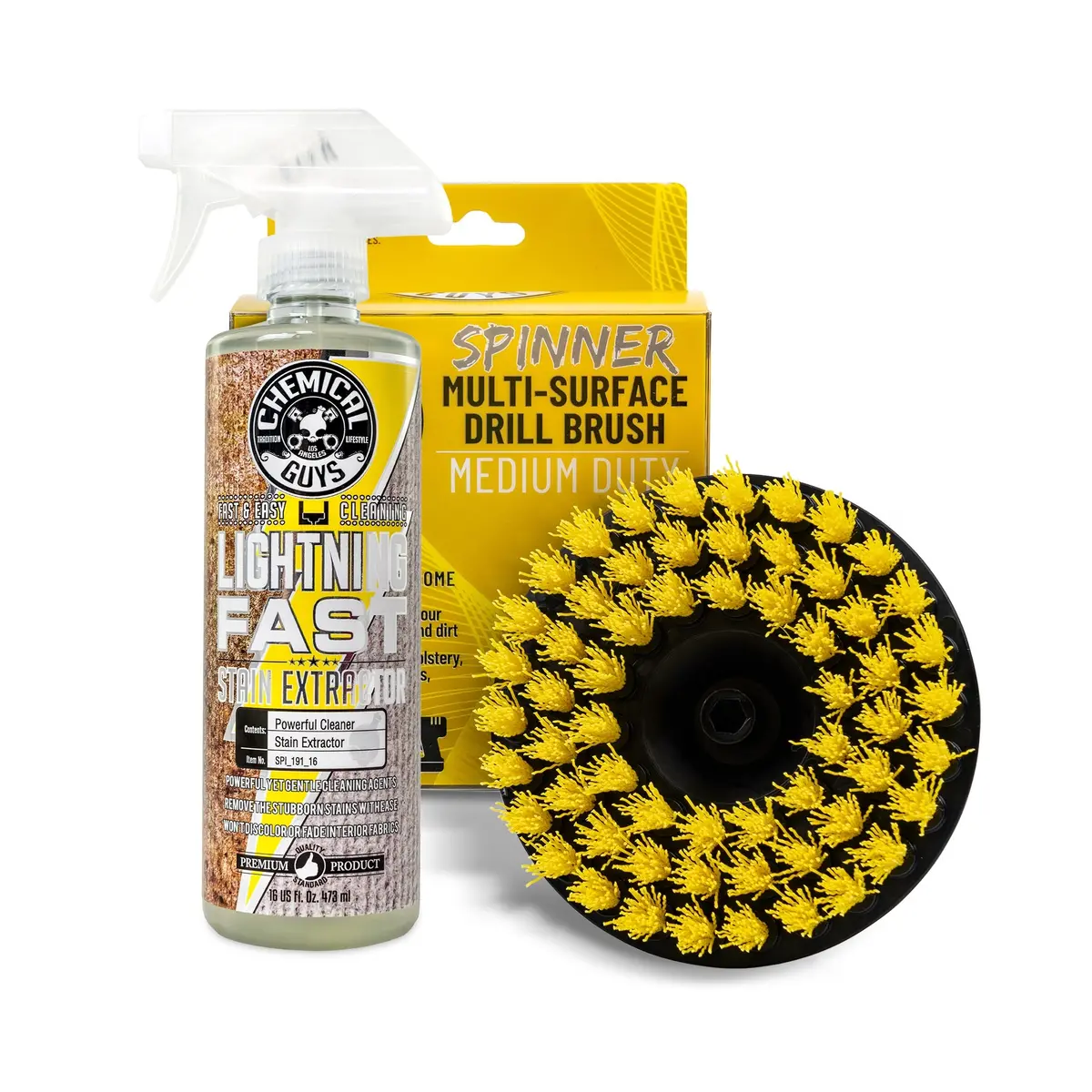 Medium Duty Spinner Stain Extraction Kit 1