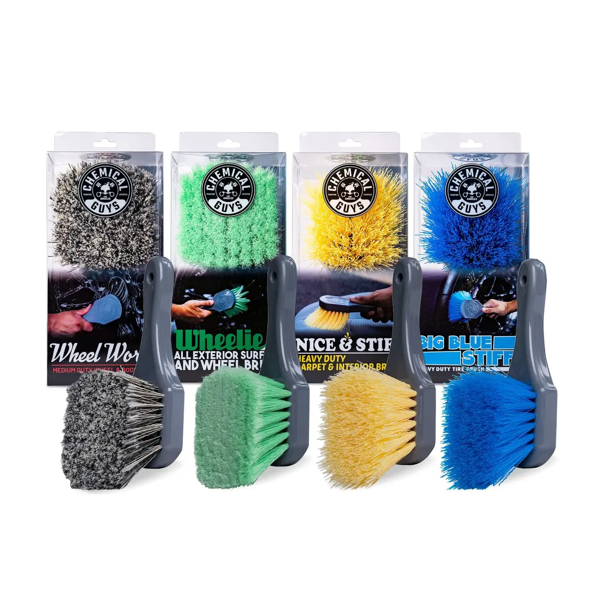 Total Interior And Exterior Detailing Brush Kit 1