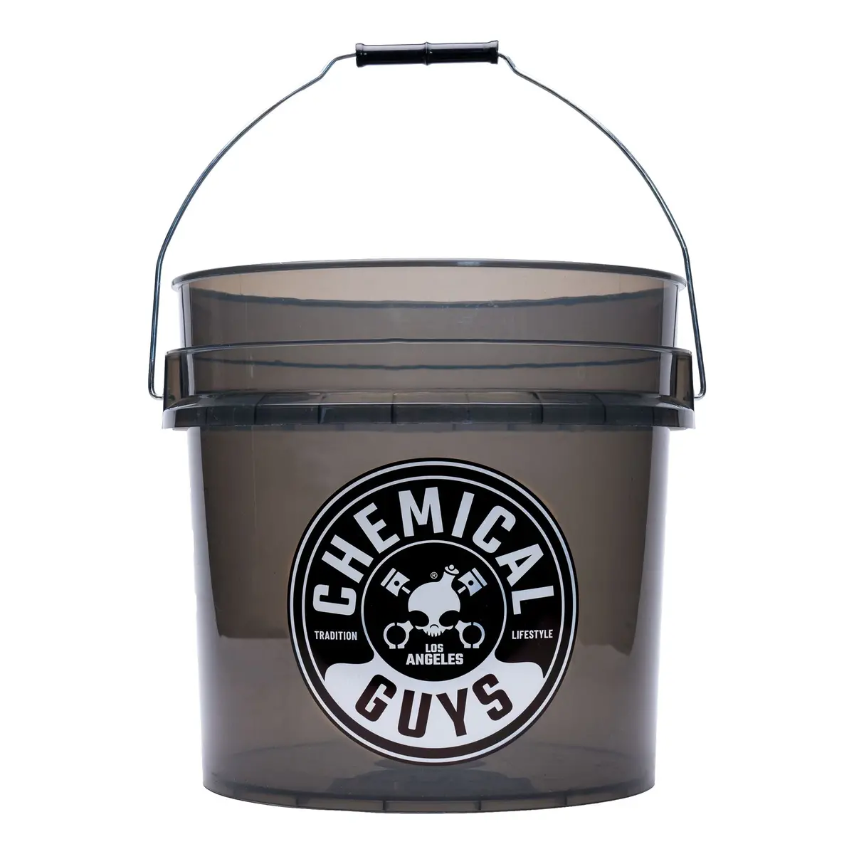 Heavy Duty Ultra Clear Detailing Bucket, 4.25 Gal, Smoked Obsidian Black 1