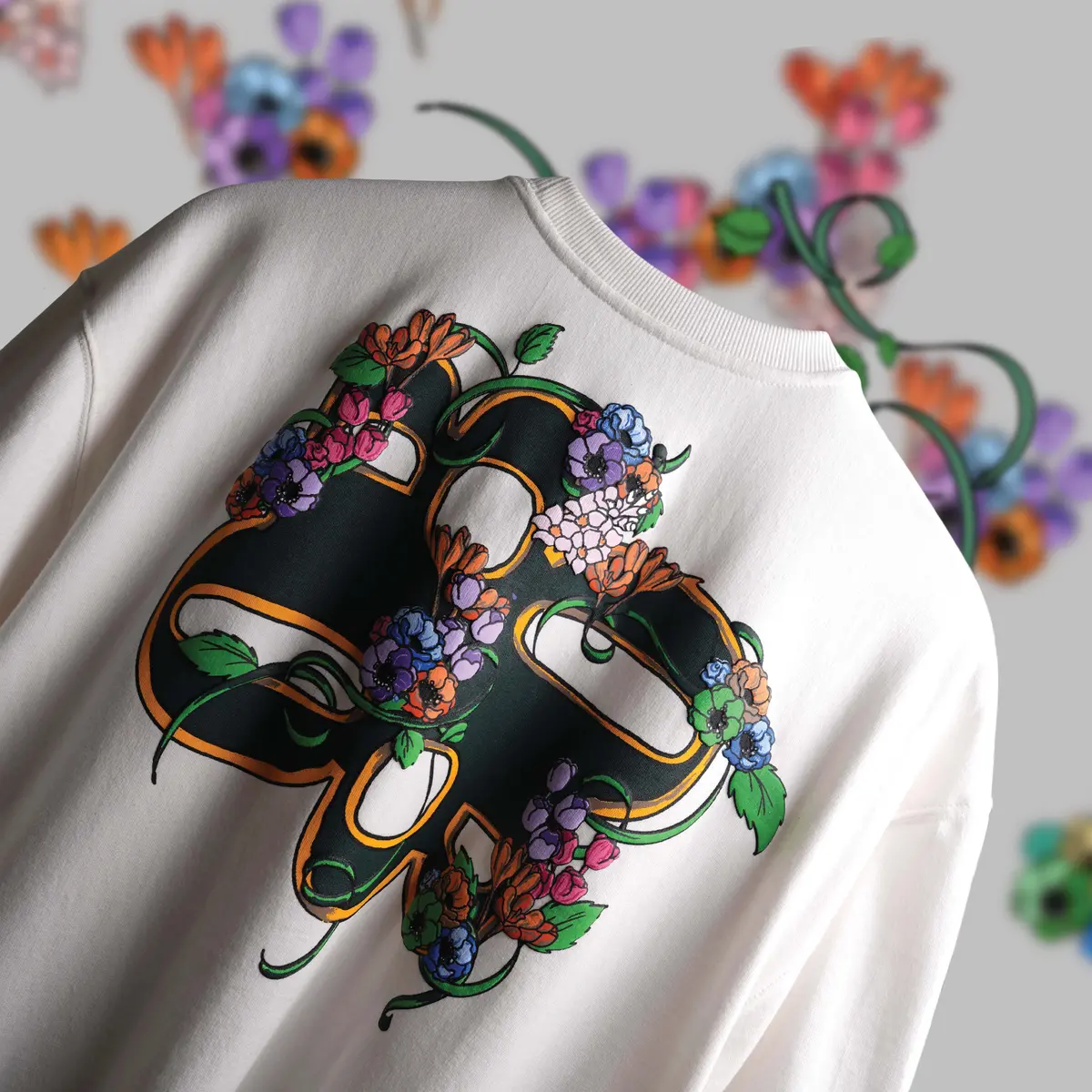 White Garland T-Shirt 1