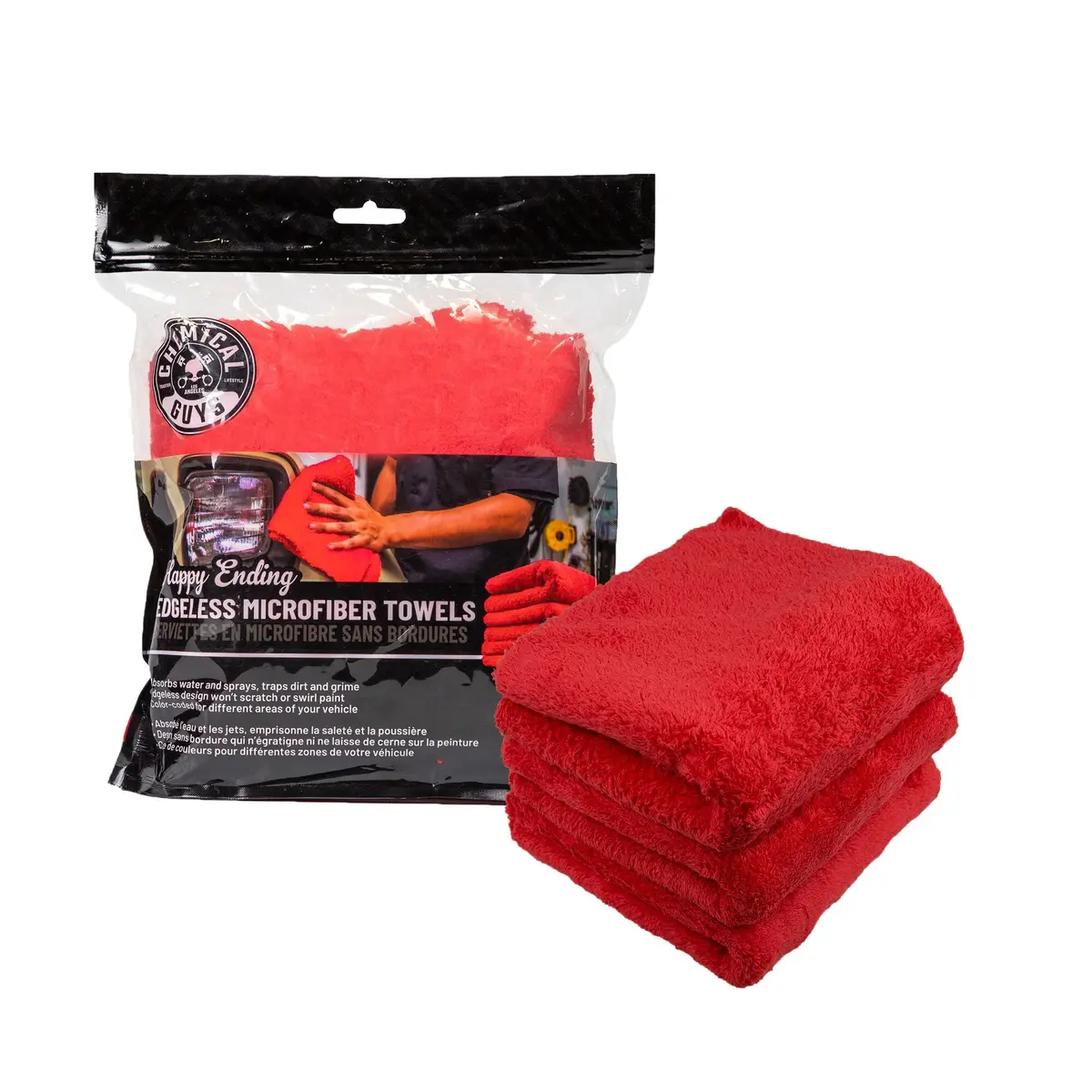 Happy Ending Edgeless Microfiber Towel 3-Pack 2