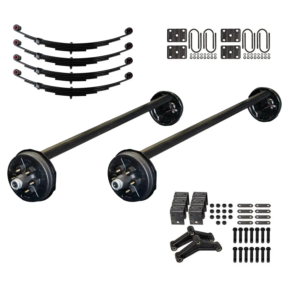 6000 Lb Tandem Axle Hd Tk Trailer Kit - 12K Capacity (Drop Axle Series) 1