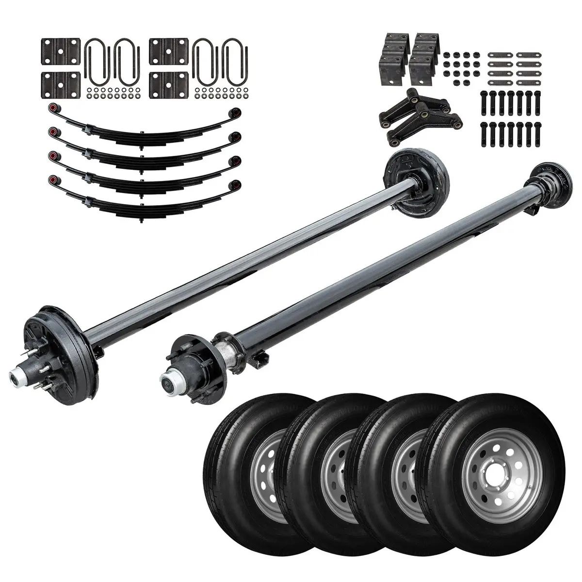 6000 Lb Tandem Axle Ld Tk Trailer Kit - 12K Capacity (Original Series) 1