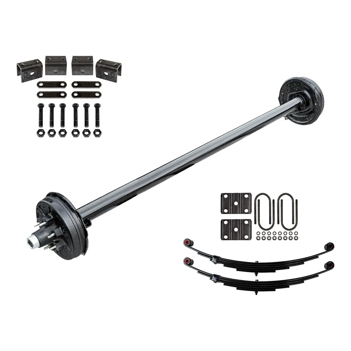 6000 Lb Tk Heavy Duty Single Axle Kit - 6K Capacity (Axle Series) 1