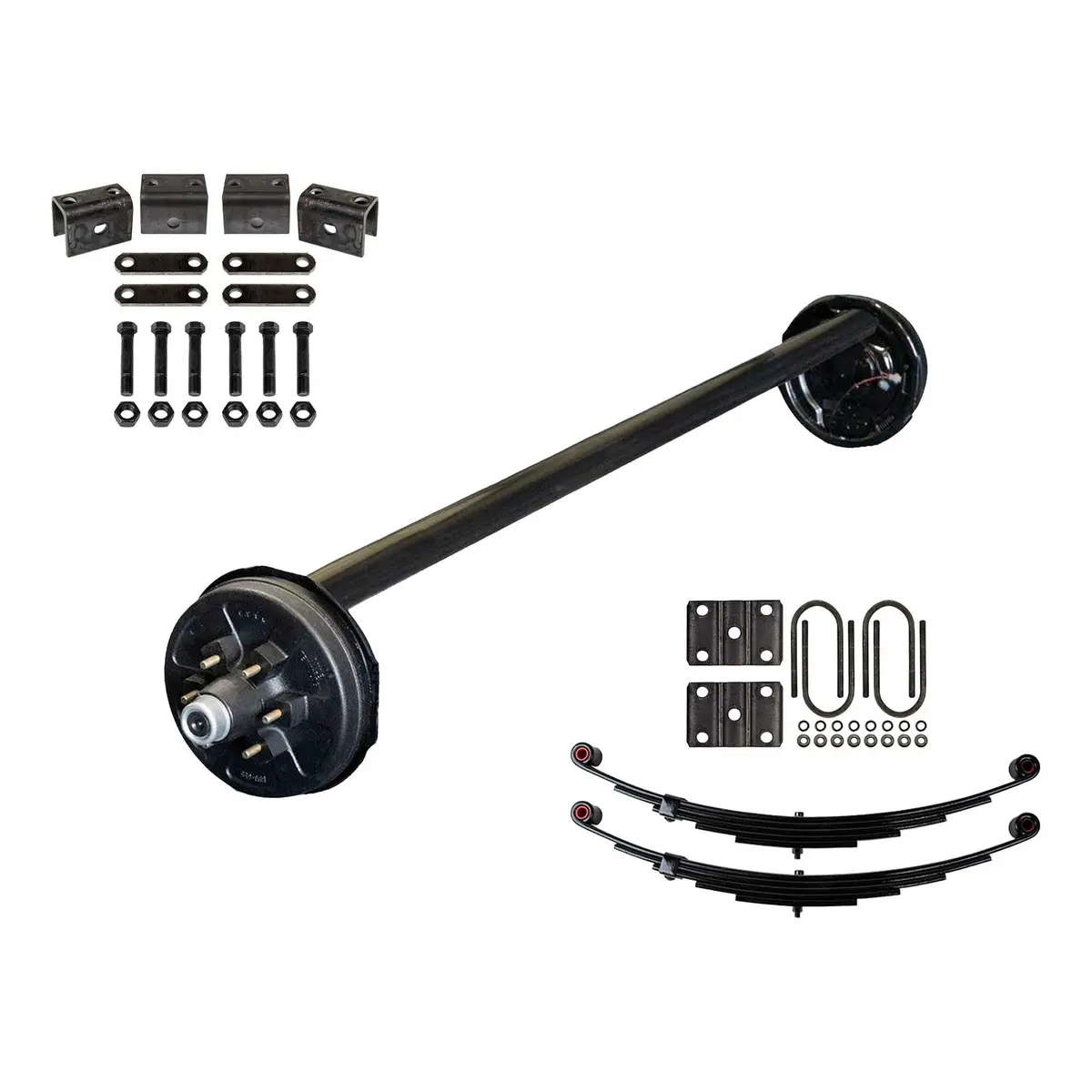 6000 Lb Single Axle Tk Trailer Kit - 6K Capacity (Drop Axle Series) 1