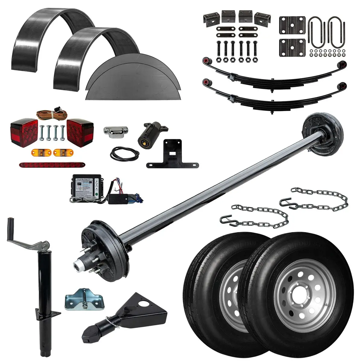 6000 Lb Tk Single Axle Trailer Parts Kit - 6K Capacity Hd (Complete Original Series) 1