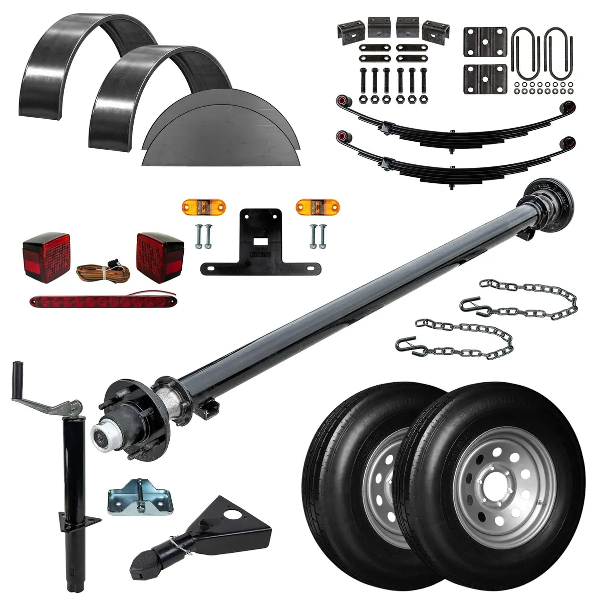6000 Lb Tk Single Axle Trailer Parts Kit - 6K Capacity Ld (Complete Original Series) 1