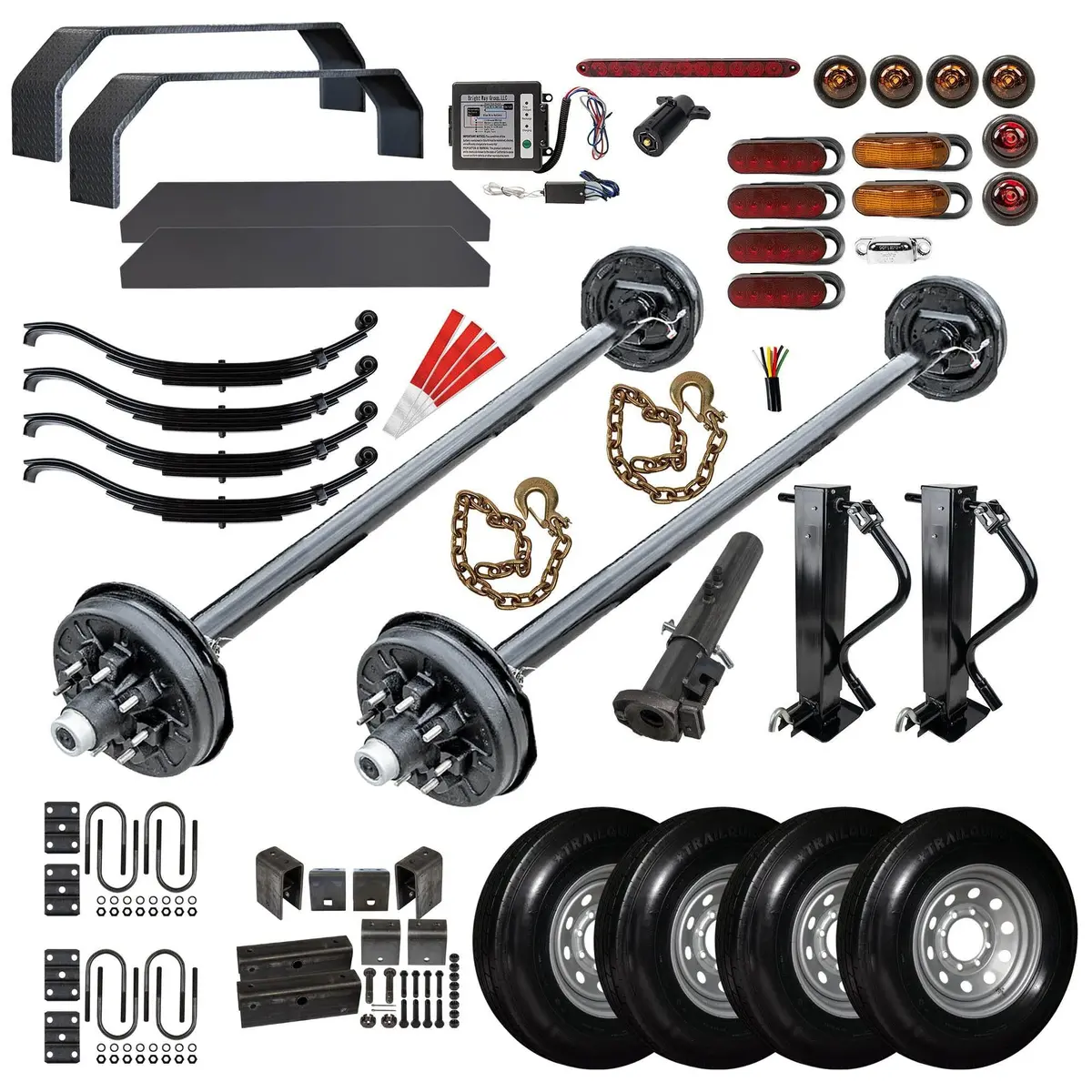7000 Lb Tk Tandem Axle Gooseneck Trailer Parts Kit - 14K Capacity Hd (Complete Original Series) 1