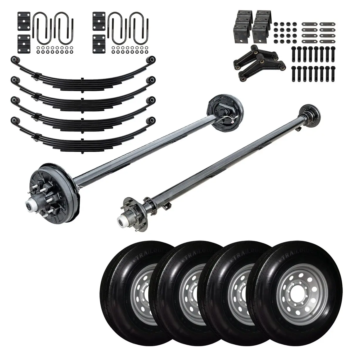 7000 Lb Light Duty Tandem Axle Tk Trailer Kit - 14K Capacity (Original Series) 1
