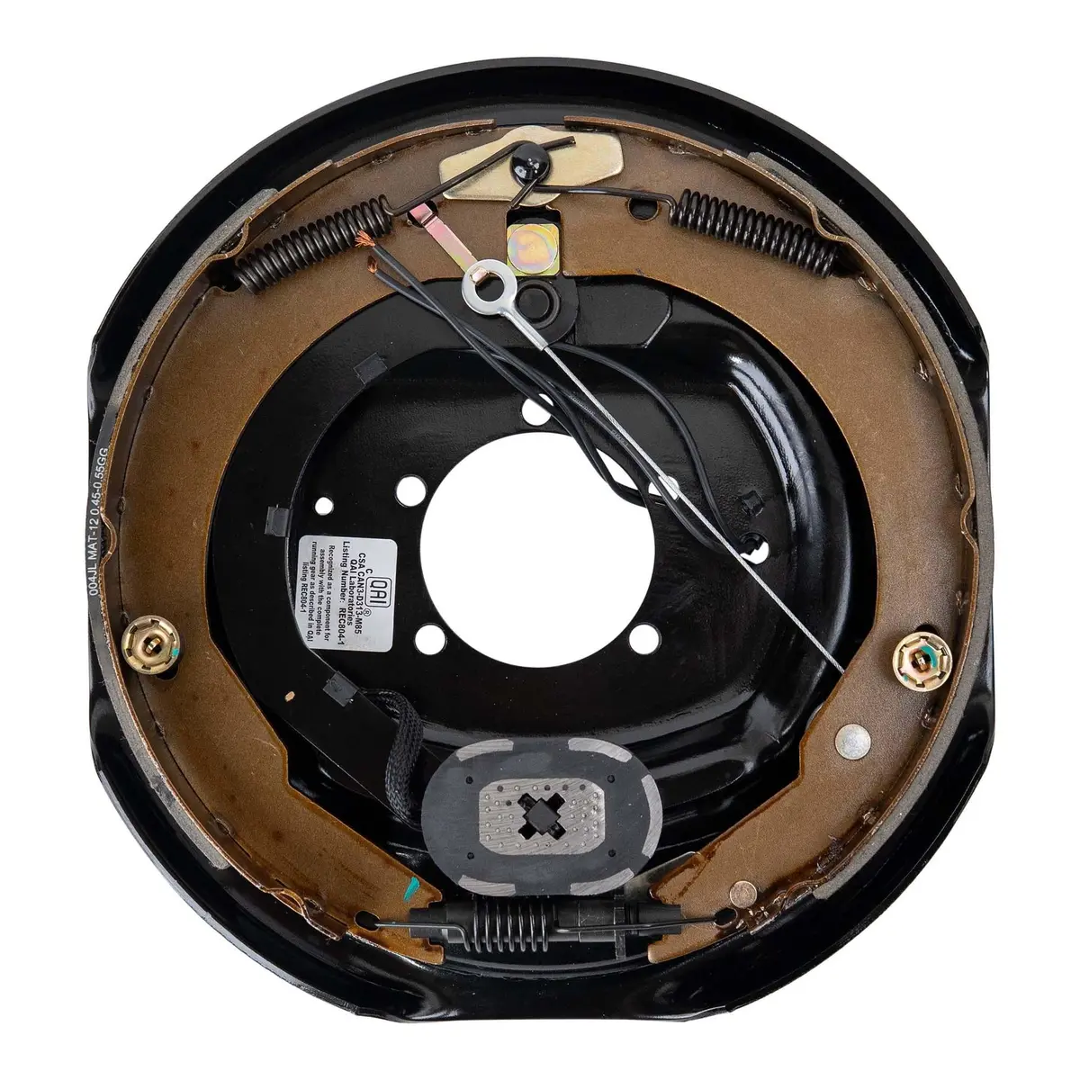 8K Hybrid Trailer Axle Electric Brake Assembly - 8000 Lb - 12"X2" - Left Hand (Driver Side) 1