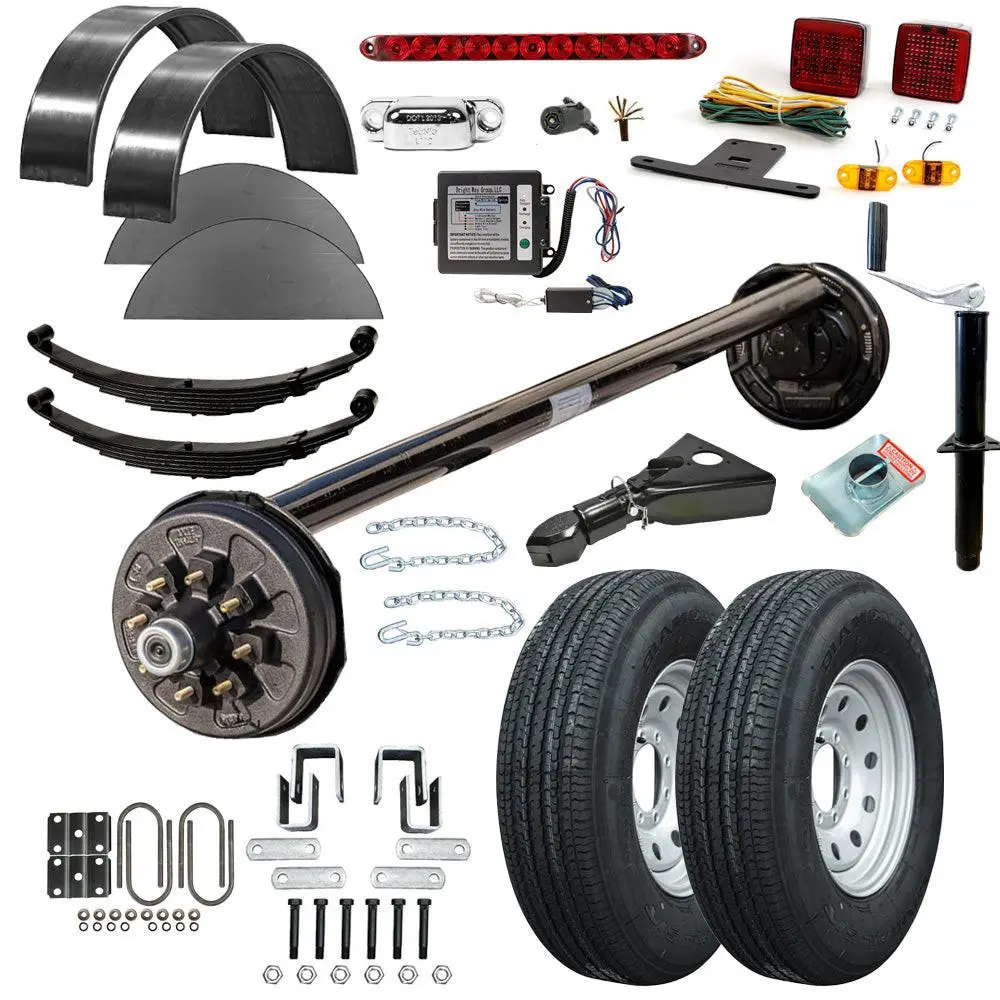 7000 Lb Tk Single Axle Trailer Parts Kit - 7K Capacity Hd (Drop Complete Original Series) 1