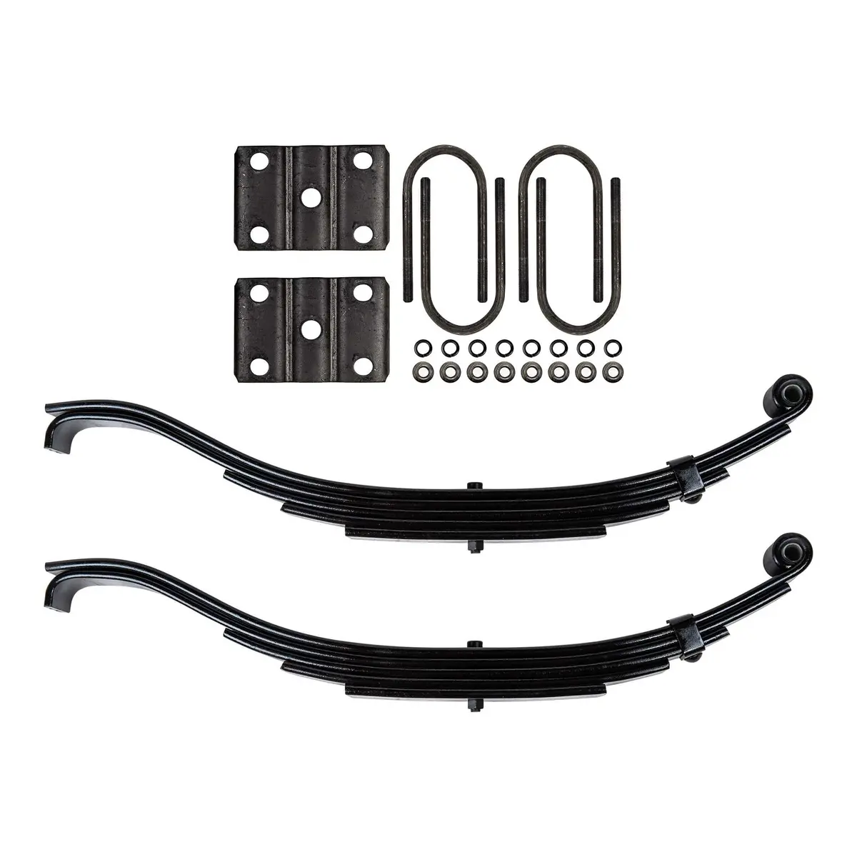 Trailer 5 Leaf Slipper Spring Suspension Kit For 3" Tube 7000 Lb Axles 1
