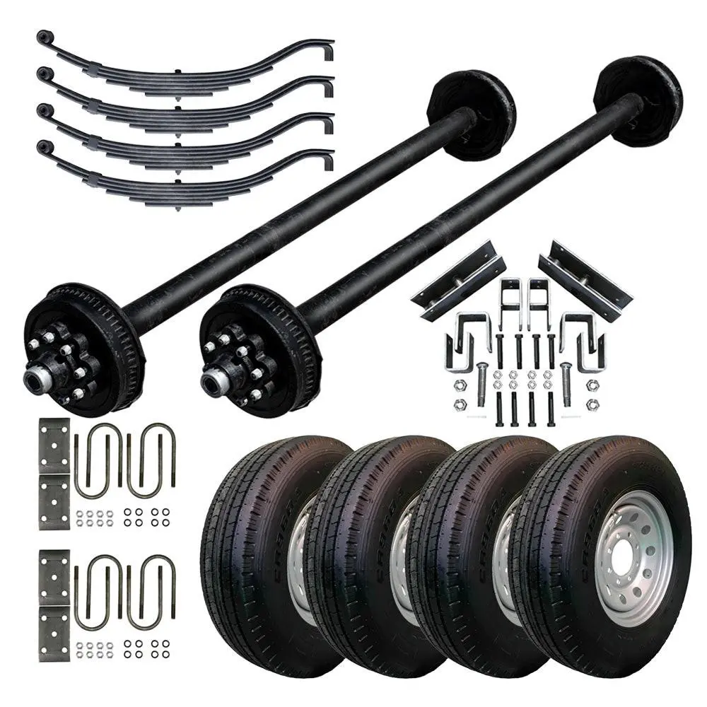 8000 Lb Tk Hybrid Tandem Axle Tk Trailer Kit - 16K Capacity (Original Series) 9/16" Studs 1