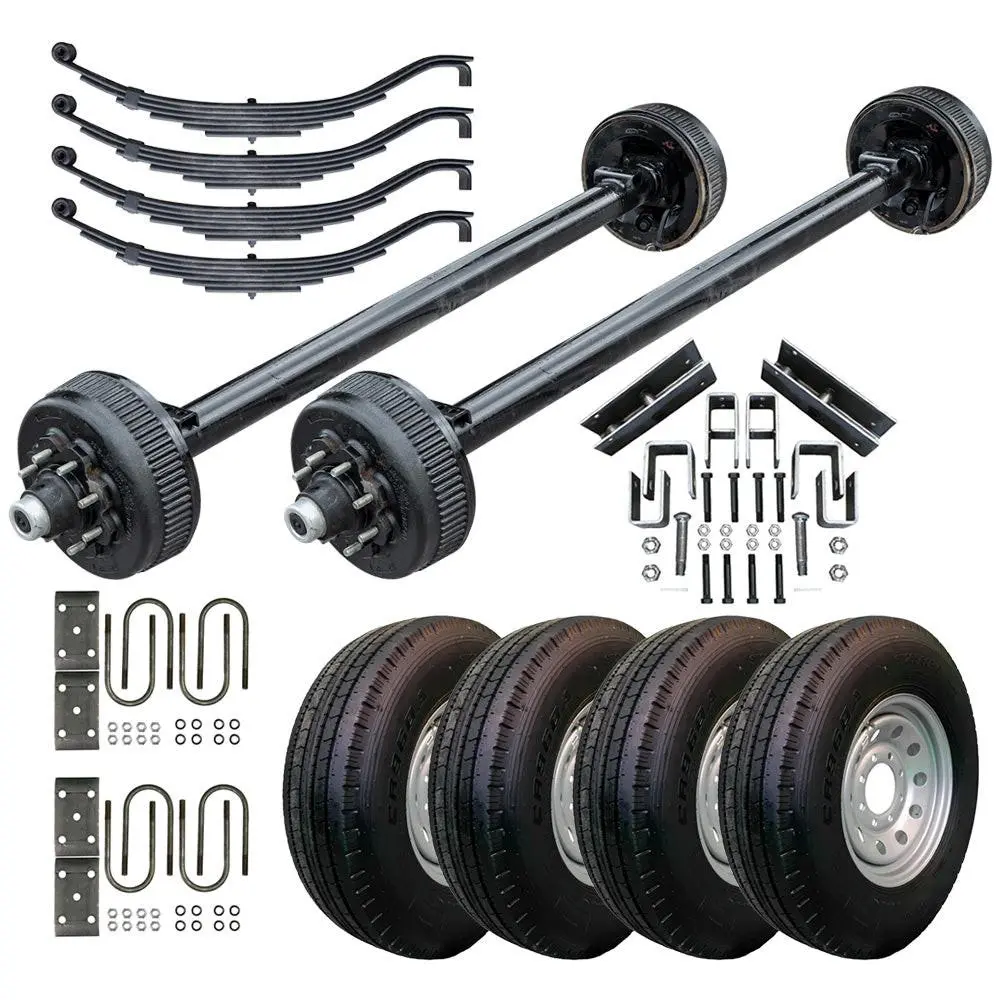 8000 Lb Tandem Axle Tk Trailer Kit - 16K Capacity (Original Series) 9/16" Studs 1