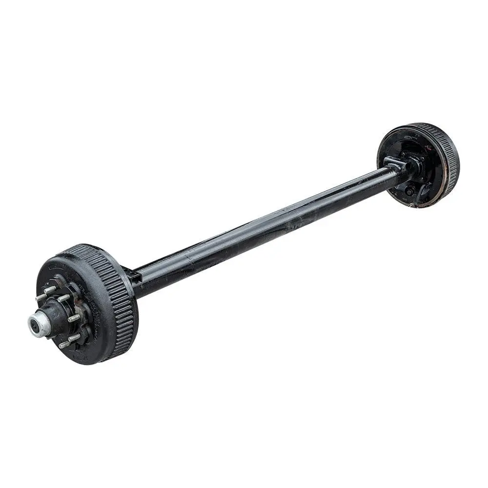 True 8K Tk Hd Trailer Axle - 8000 Lb Electric Brake 8 Lug 9/16" Studs (12 1/4" X 3 3/8" Brake - 3.5" Tube) - Dexter Compatible 1