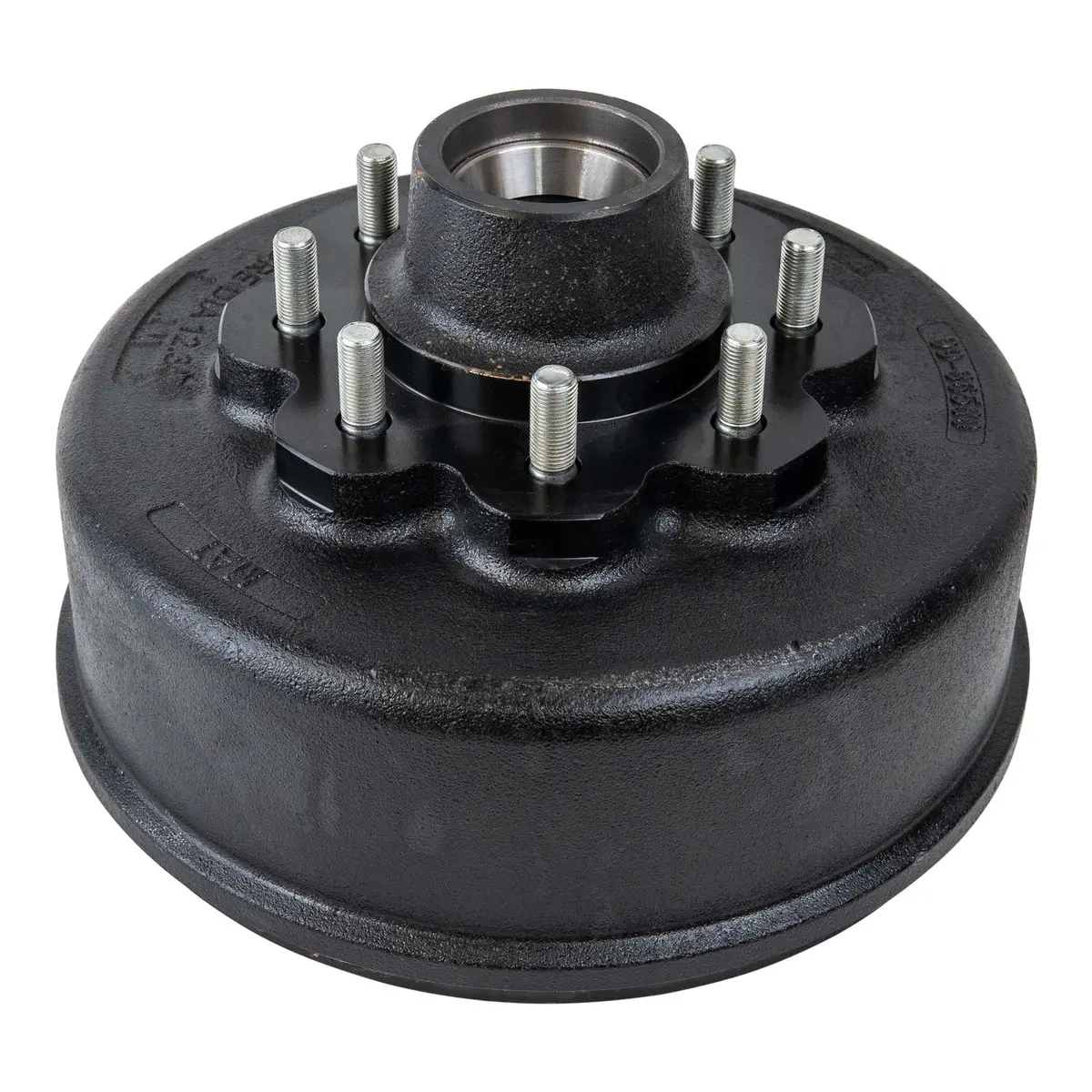 8K True Tk Trailer Axle Grease Hub And Drum - 8 Lug - 9/16" 1