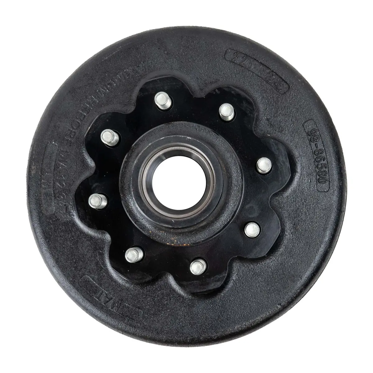8K True Tk Trailer Axle Grease Hub And Drum - 8 Lug - 9/16" 2