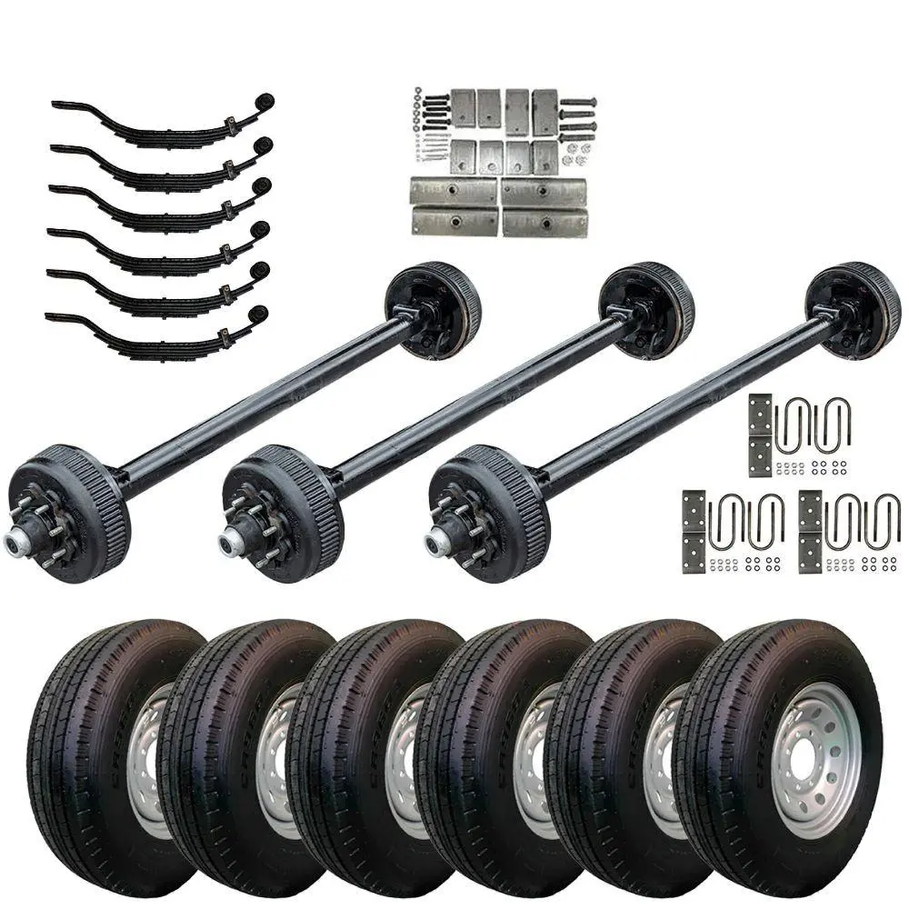 8000 Lb Triple Axle Tk Trailer Kit - 24K Capacity (Original Series) 9/16" Studs 1