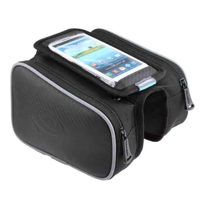 Sahoo Top Tube Double Sided Phone Frame Bag Black (0973) 1