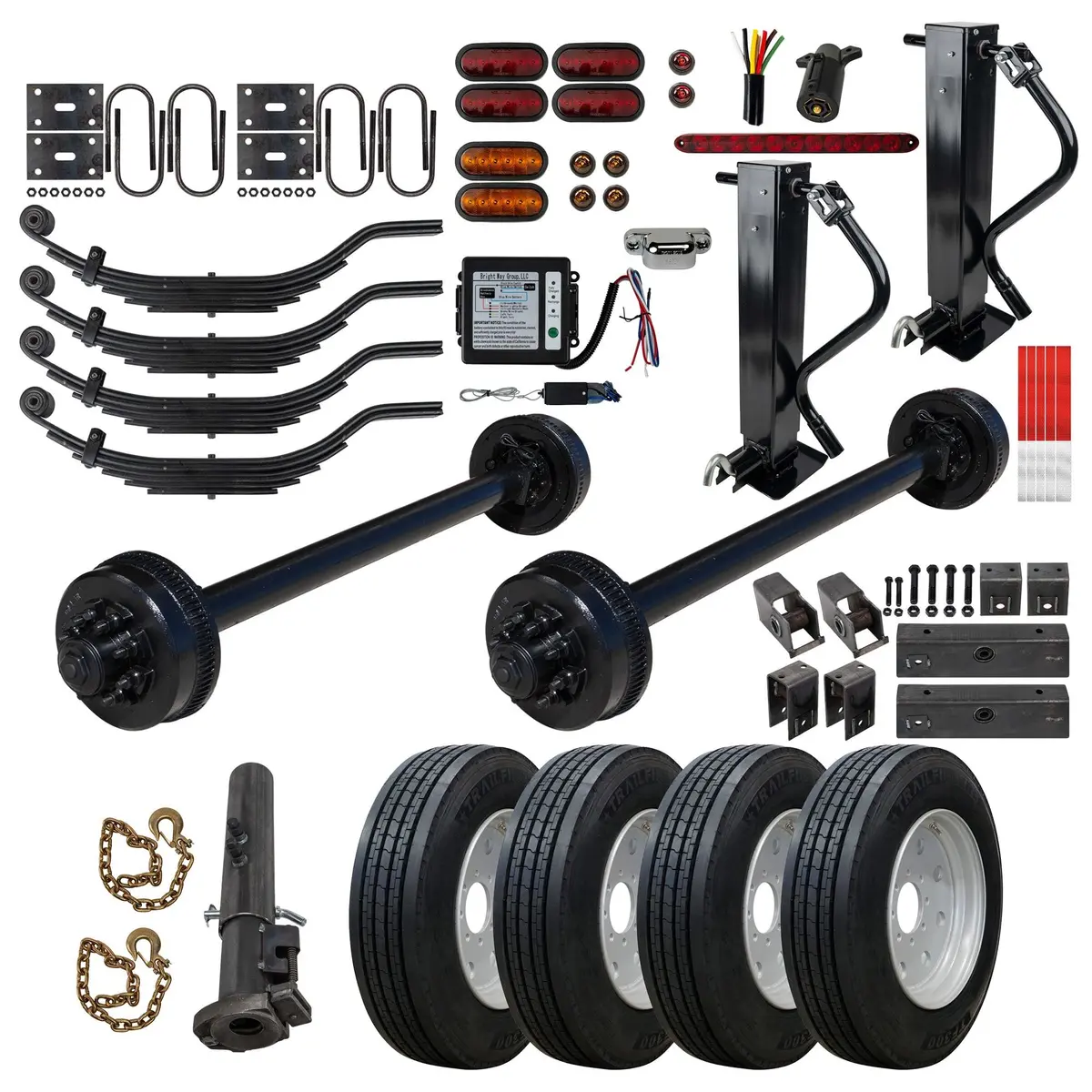 9000 Lb Tk Tandem Axle Gooseneck Trailer Parts Kit - 18K Capacity Hd (Complete Original Series) 1