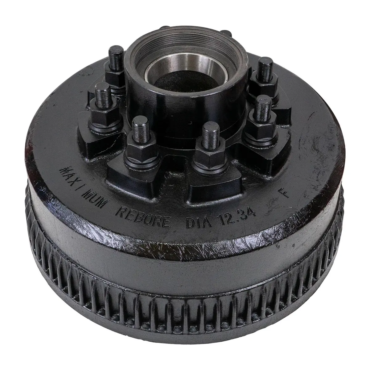 9K Tk Trailer Axle Hub And Drum - 8 Lug - Grease 1