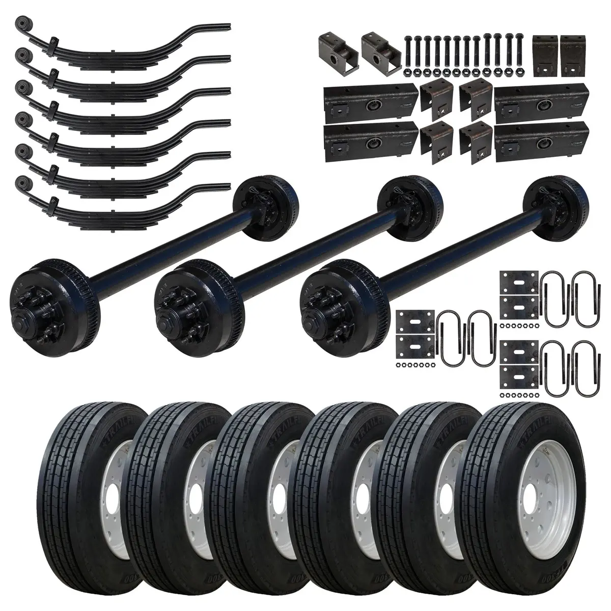 9000 Lb Triple Axle Tk Trailer Kit - 27K Capacity (Original Series) 1