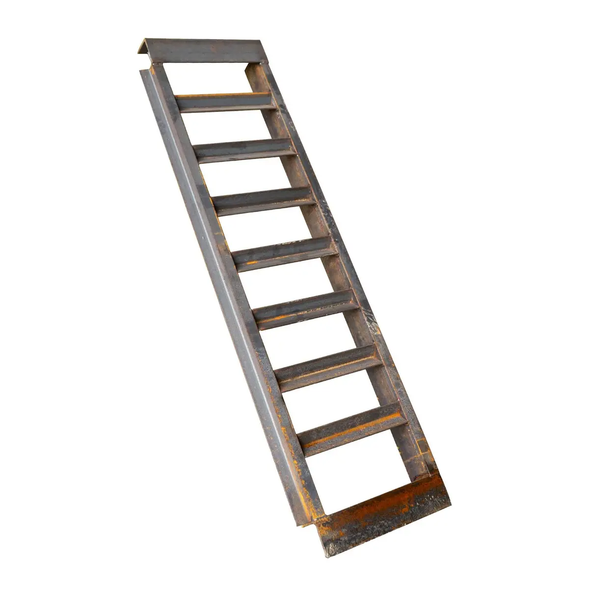 4" Channel Heavy Duty Steel Loading Ramps (10,000 Lb Capacity) - Unpainted 1