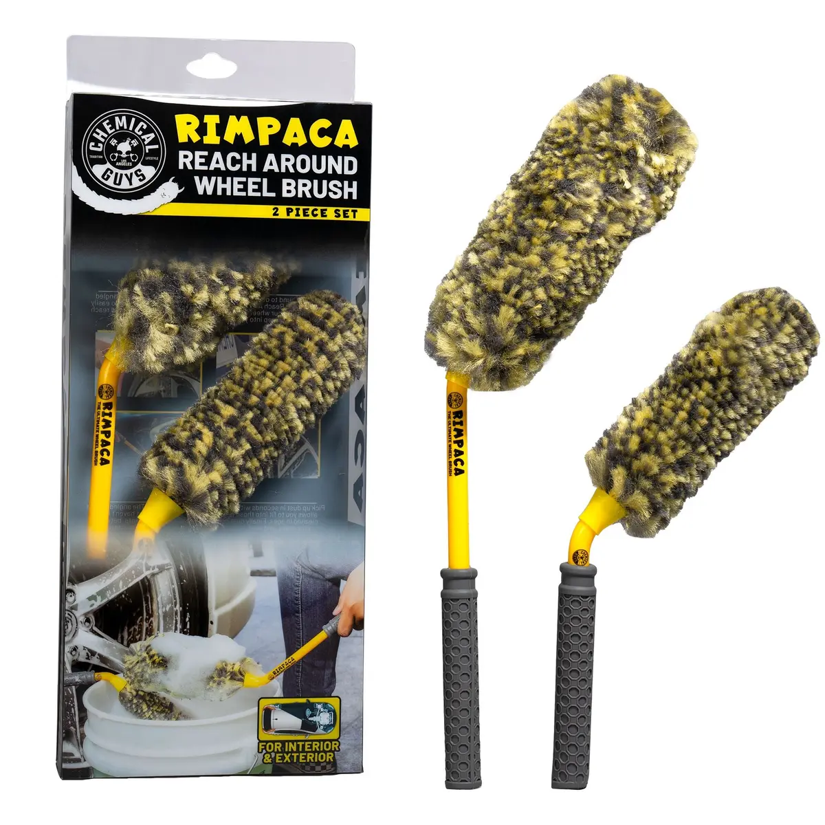 Rimpaca Reach Around Wheel Brush 2-Piece Set 1