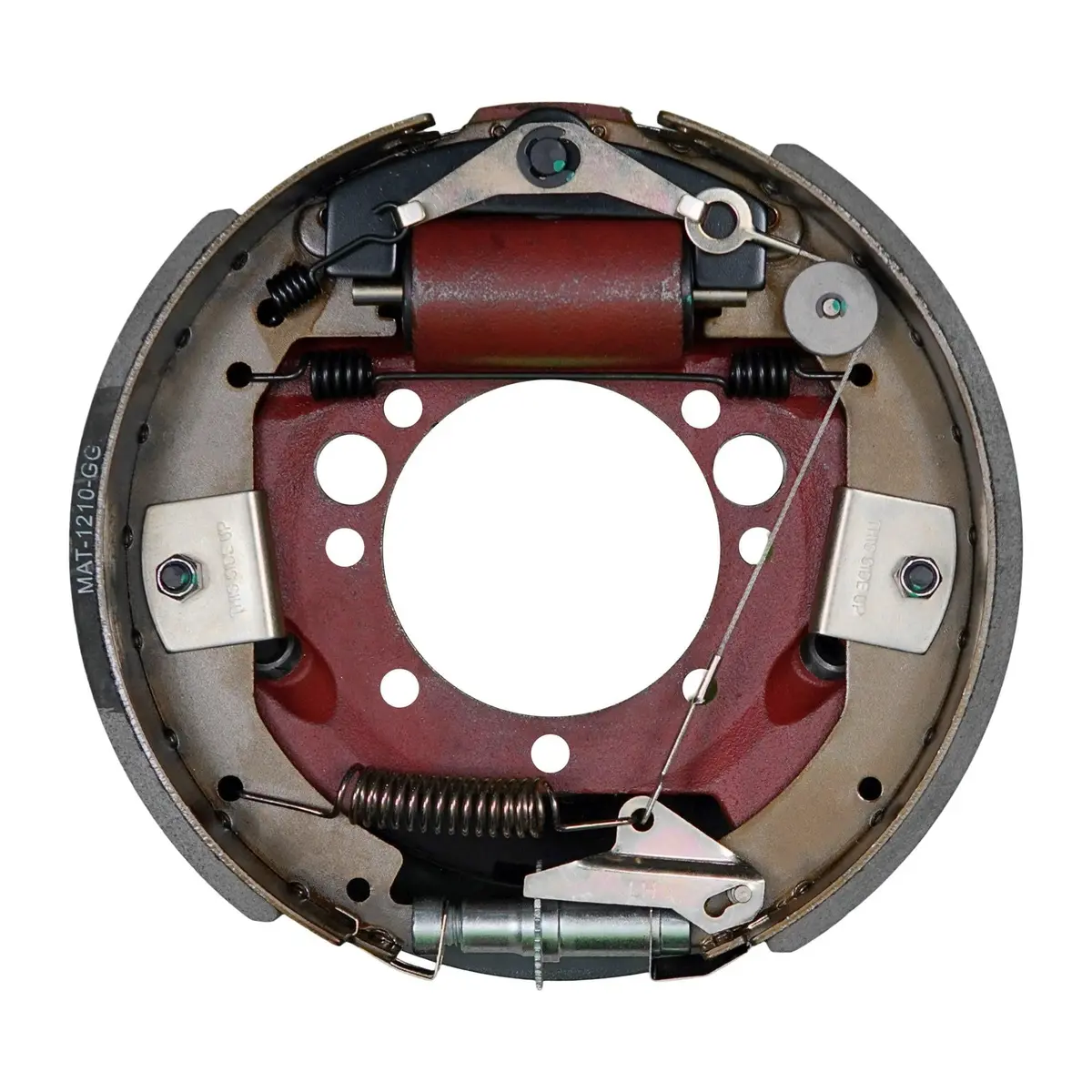 10K General Duty Trailer Axle Hydraulic Drum Brake Assembly - 12.25"X3.375" - 10000 Lb Capacity - Right Hand (Passenger Side) 1