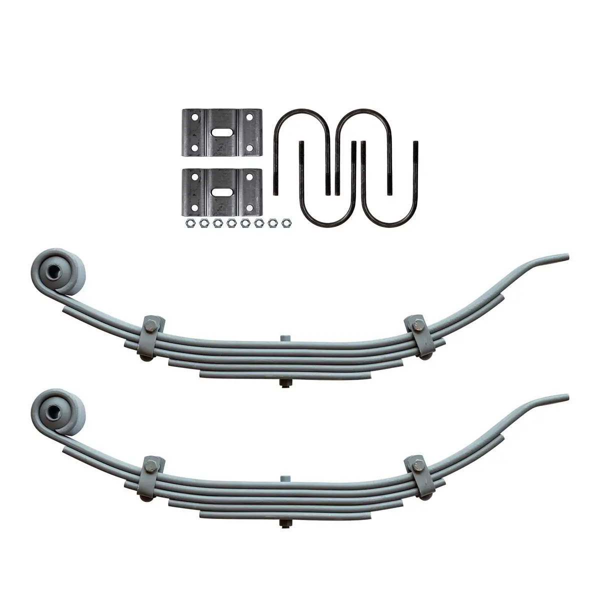 Trailer 5 Leaf Slipper Spring Suspension Kit For 5" Tube 10000 Lb Axles 1