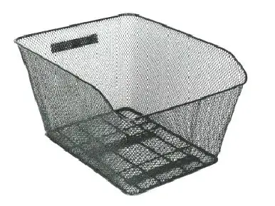 Bpw Mesh Fixed Rear Basket 41X33x25cm Black (1168) 1