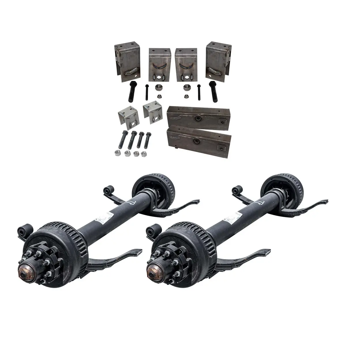 12,000 Lb Dexter Tandem Tk Axle Kit - Sprung - 24K Capacity (Axle Series) 1