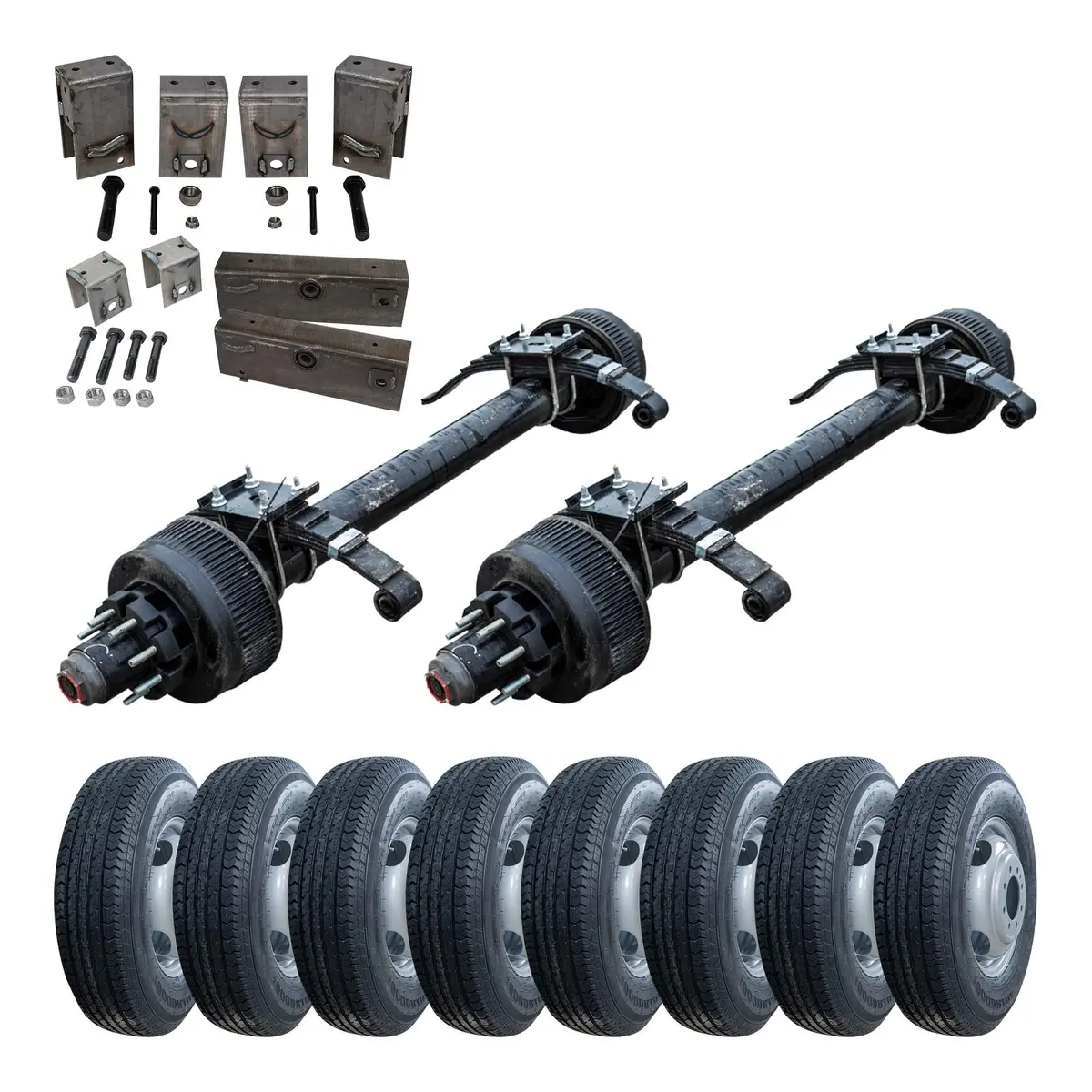 12,000 Lb Lippert Tandem Axle Tk Trailer Kit - Sprung - 24K Capacity (Original Series) 1
