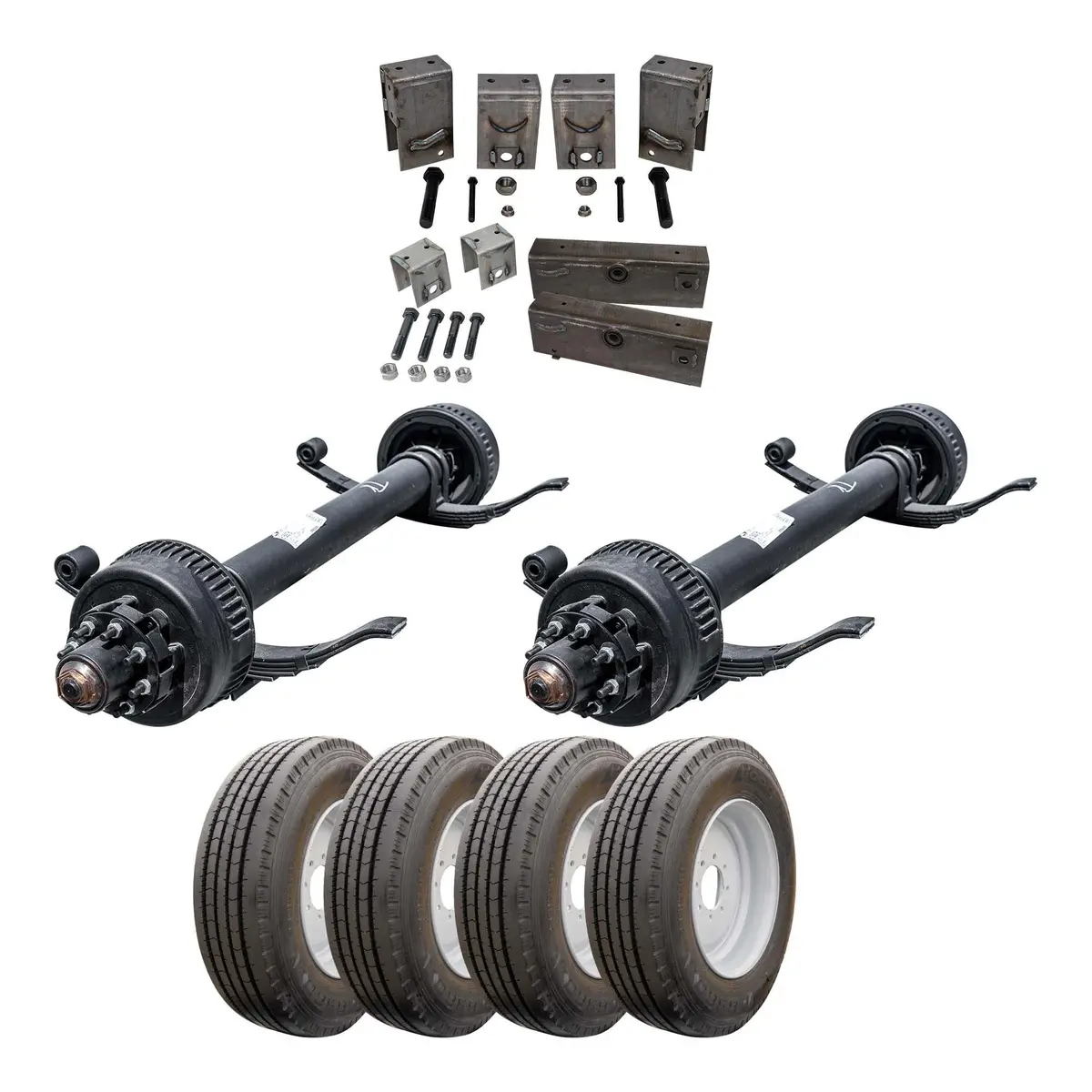 12,000 Dexter Tandem Axle Tk Trailer Kit - Sprung - 24K Capacity - Super Single (Original Series) 1