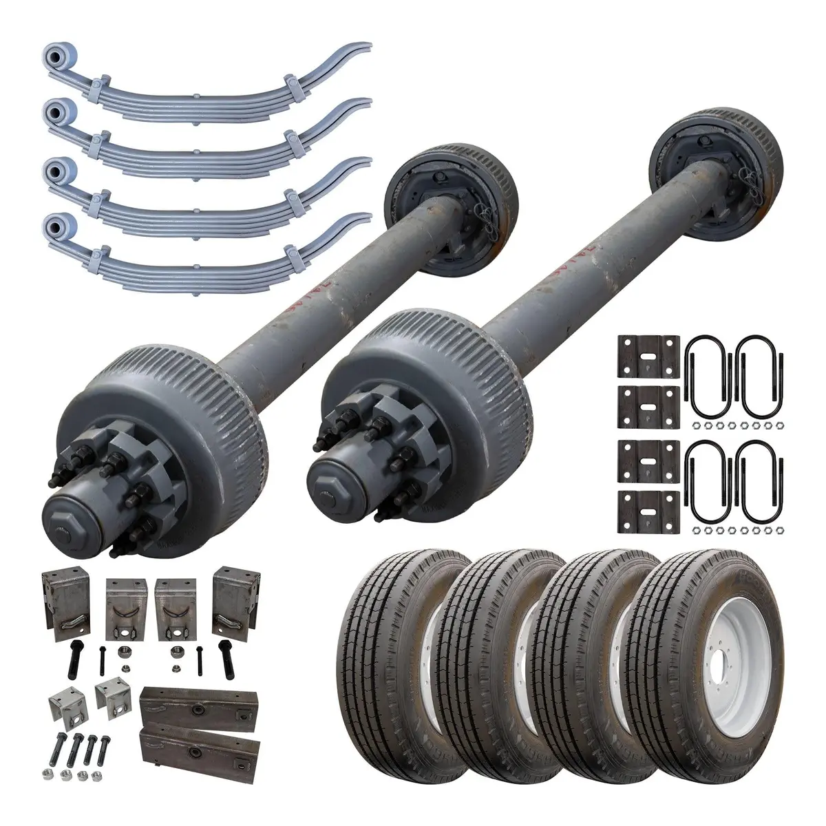 12000 Lb Tandem Axle Tk Trailer Kit - 24K Capacity - Super Single (Original Series) 1