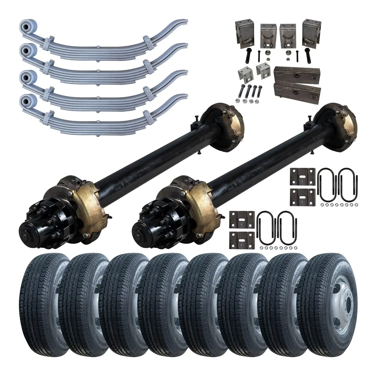12,000 Lb Tk Tandem Axle Trailer Kit - Hydraulic Brake - 24K Capacity - (Original Series) 1
