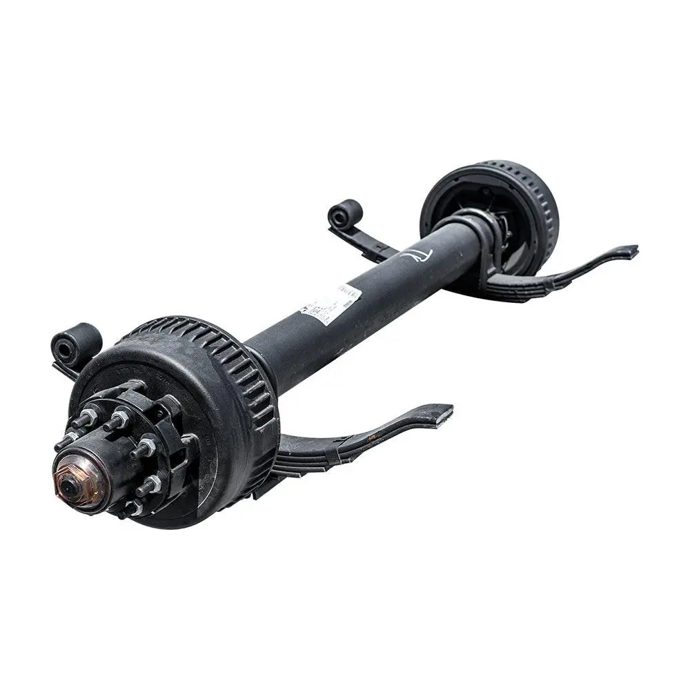 12K Dexter Trailer Axle - Sprung - 12000 Lb Electric Brake 8 Lug 1