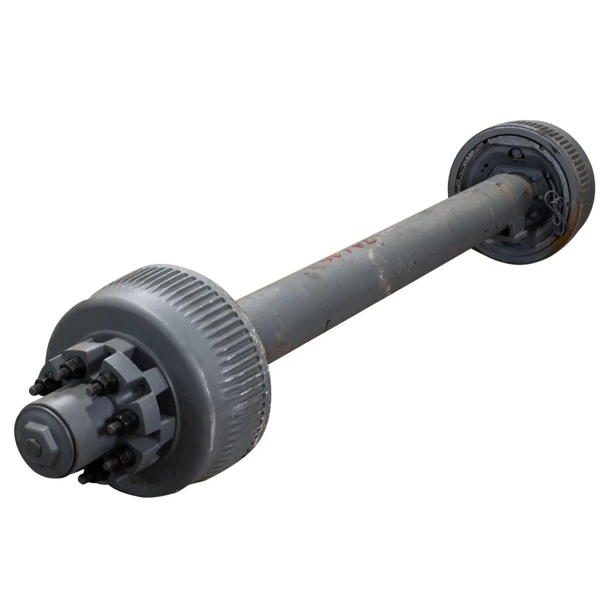 12000 Lb Electric Brake Trailer Axle 8 Lug - 12K Tk Grease Bath Trailer Axle 1