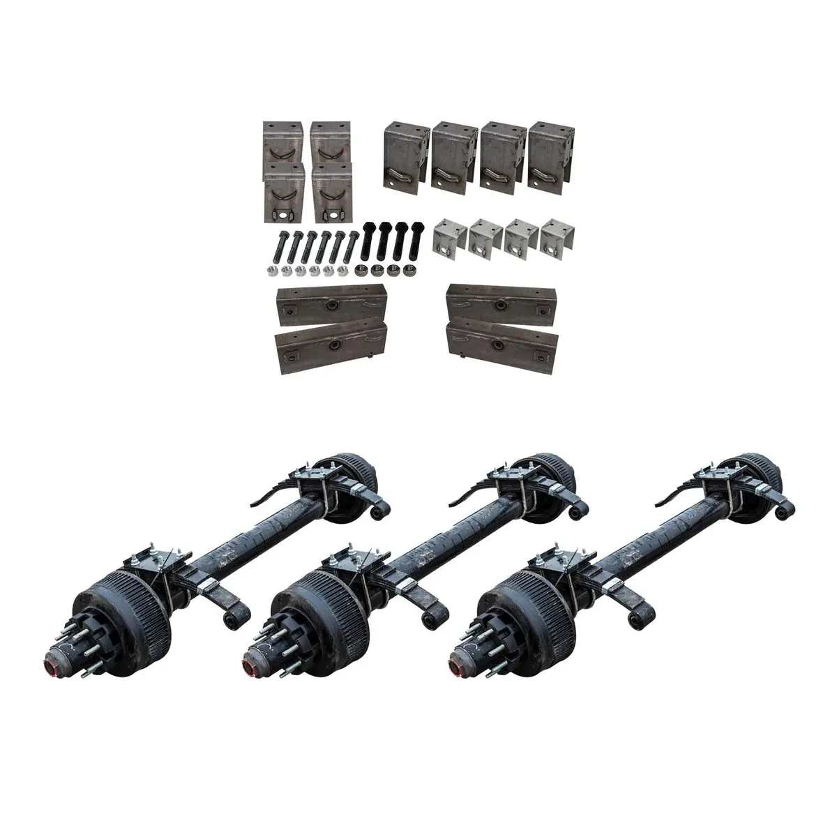 12,000 Lb Lippert Triple Tk Axle Kit - Sprung - 36K Capacity (Axle Series) 1
