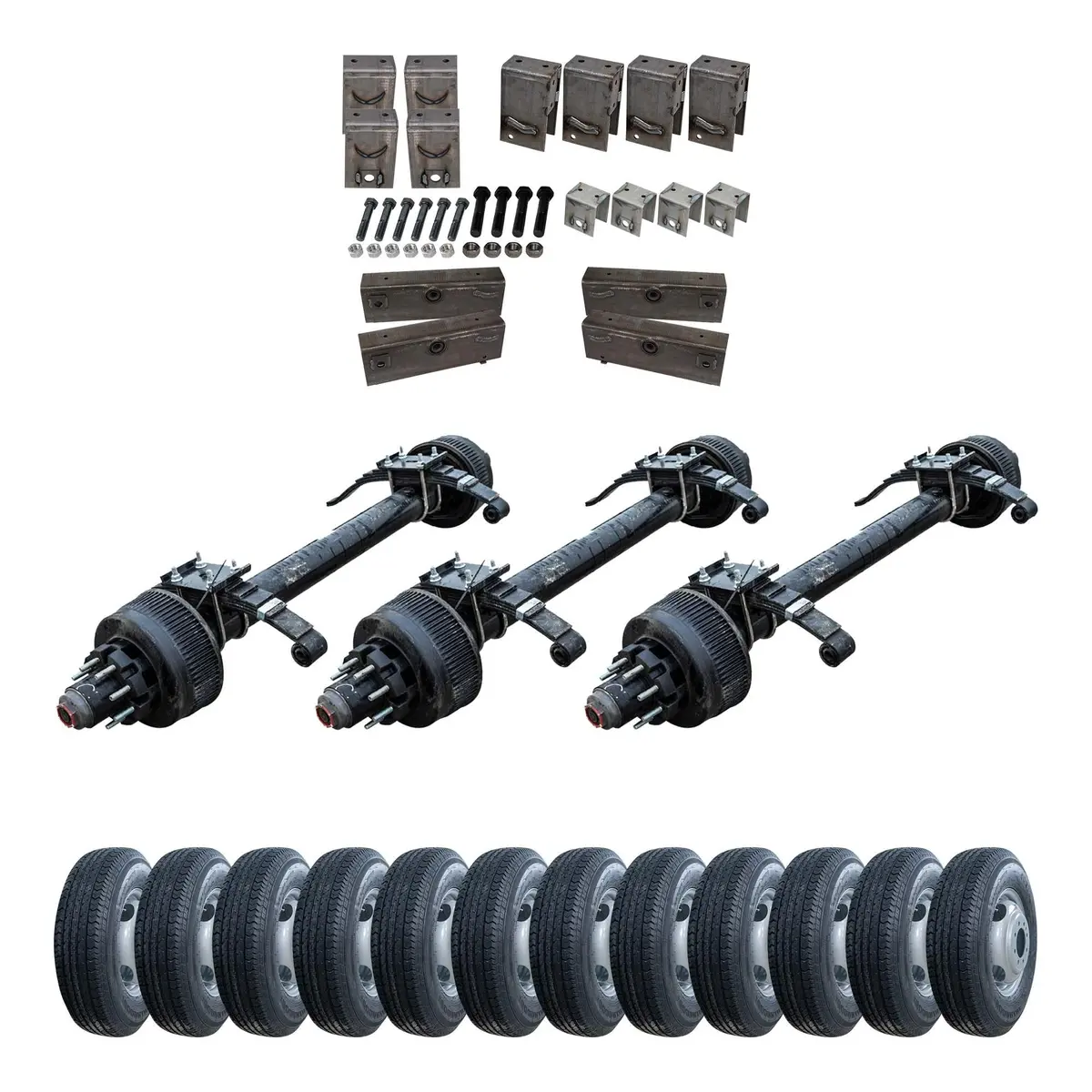12,000 Lb Lippert Triple Axle Tk Trailer Kit - Sprung - 36K Capacity (Original Series) 1