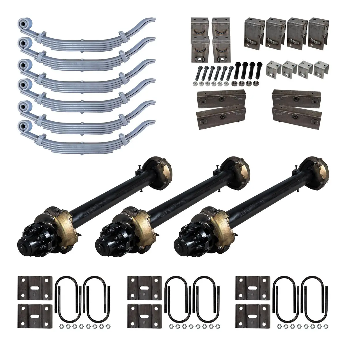 12,000 Lb Tk Triple Axle Kit - Hydraulic Brake - 36K Capacity (Axle Series) 1