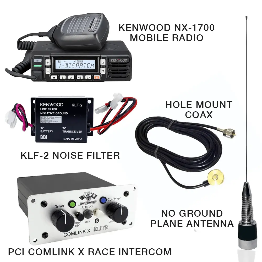 Comlink X And Kenwood Nx-1700 Race Package 1